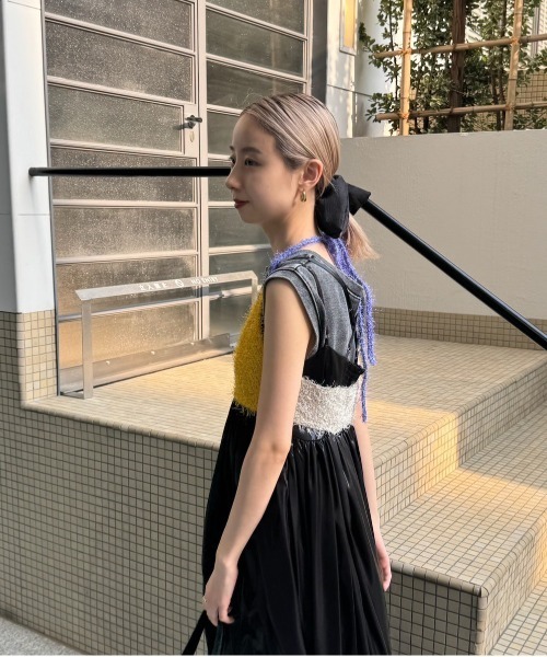 セール】RAISE KNIT COLOR BUSTIER（その他トップス）｜Ameri（アメリ