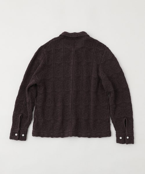 Sefr(セファ)の「Sefr(セファー) MYLES OVERSHIRT SF-25SSM-030(シャツ/ブラウス・メンズ・ブラック系その他・MEDIUM/SMALL)」の2枚目の写真