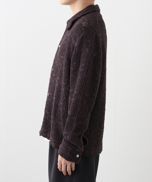 Sefr(セファ)の「Sefr(セファー) MYLES OVERSHIRT SF-25SSM-030(シャツ/ブラウス・メンズ・ブラック系その他・MEDIUM/SMALL)」の5枚目の写真