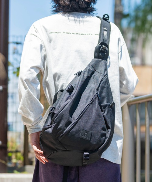 Y】〔GERRY/ジェリ-〕撥水加工 スリングバッグ（メッセンジャー