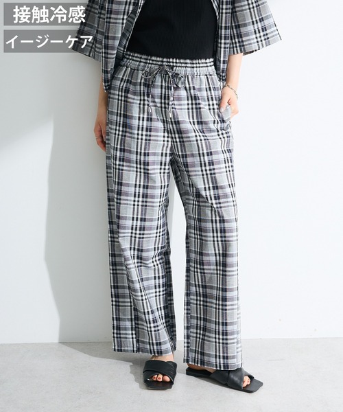 Green Parks　OLIVEレースアップベルト付グレンチェックパンツ 楽天市場】【ネコポスOK】 女児 チェック柄 ウエストレース