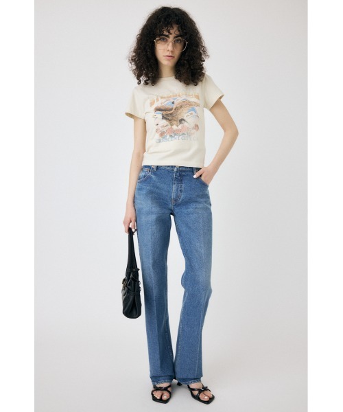 セール】MVS CENTER PRESS STRAIGHT（デニムパンツ）｜MOUSSY