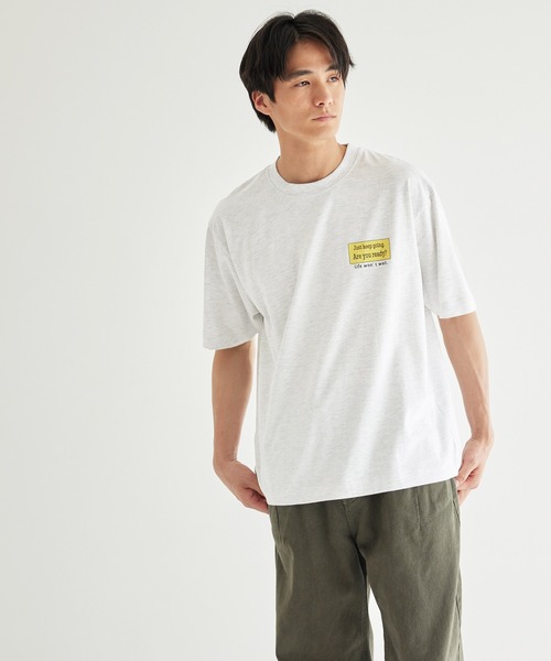 coca（coca）（コカ）の「ポッププリントTシャツ（Tシャツ/カットソー・メンズ・ライトグレー/ブラック・XL/M/L）」の5枚目の写真