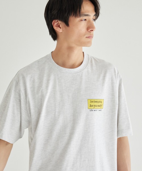 coca（coca）（コカ）の「ポッププリントTシャツ（Tシャツ/カットソー・メンズ・ライトグレー/ブラック・XL/M/L）」の7枚目の写真
