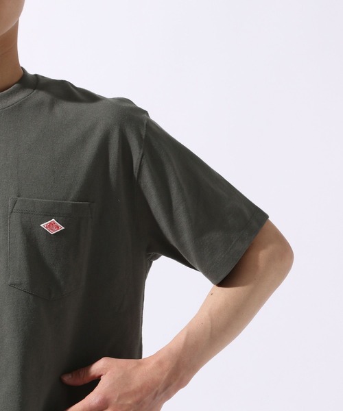 DANTON(ダントン)の「【DANTON(ダントン)】ショートスリーブポケットTシャツ(Tシャツ/カットソー・メンズ・オフホワイト/チャコール/ベージュ・LARGE)」の17枚目の写真