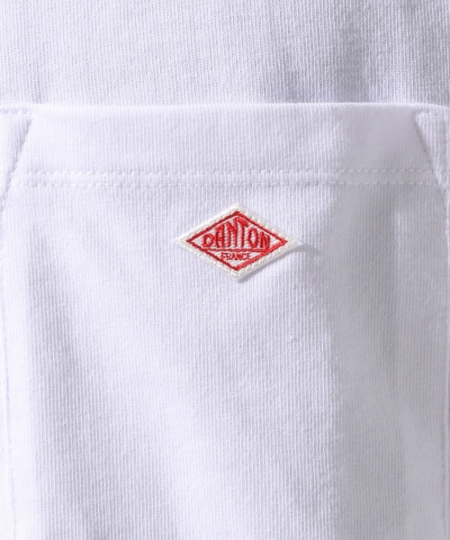 DANTON(ダントン)の「【DANTON(ダントン)】ショートスリーブポケットTシャツ(Tシャツ/カットソー・メンズ・オフホワイト/チャコール/ベージュ・LARGE)」の21枚目の写真