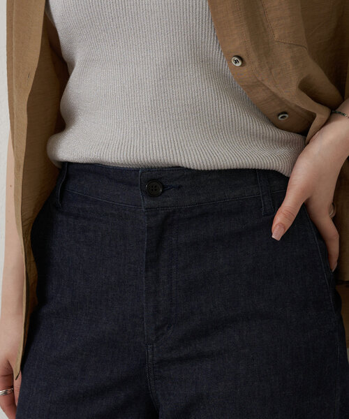 LIVETART（リヴェタート）の「ストレッチデニムワイドパンツ（その他パンツ・レディース・インディゴブルー・FREE）」の10枚目の写真