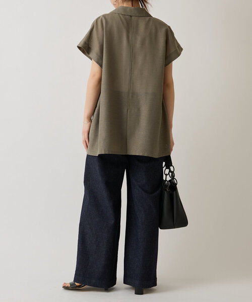 LIVETART（リヴェタート）の「ストレッチデニムワイドパンツ（その他パンツ・レディース・インディゴブルー・FREE）」の17枚目の写真