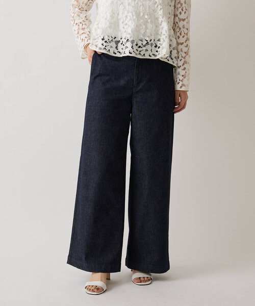 LIVETART（リヴェタート）の「ストレッチデニムワイドパンツ（その他パンツ・レディース・インディゴブルー・FREE）」の20枚目の写真