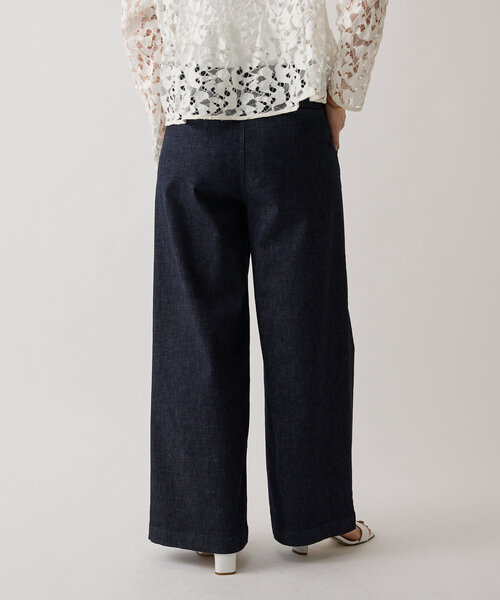 LIVETART（リヴェタート）の「ストレッチデニムワイドパンツ（その他パンツ・レディース・インディゴブルー・FREE）」の22枚目の写真