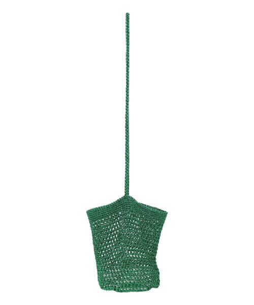 Samansa Mos2（サマンサ モスモス）の「メタリックショルダーバッグ（ハンドバッグ・レディース・グリーン/シルバー/ブラック・F）」の8枚目の写真