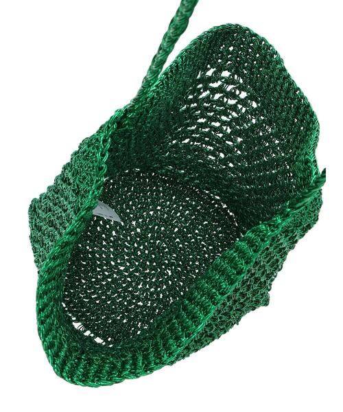 Samansa Mos2（サマンサ モスモス）の「メタリックショルダーバッグ（ハンドバッグ・レディース・グリーン/シルバー/ブラック・F）」の11枚目の写真