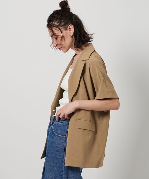 WEB限定 Wardrobe DAILY MINIMAL】ハーフスリーブ ドルマン