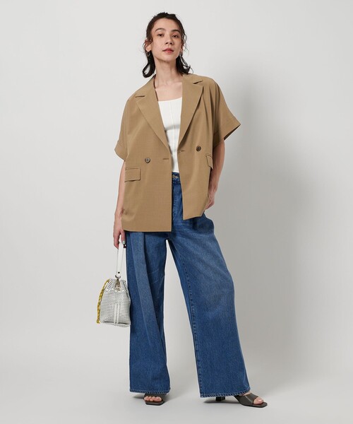 WEB限定 Wardrobe DAILY MINIMAL】ハーフスリーブ ドルマン
