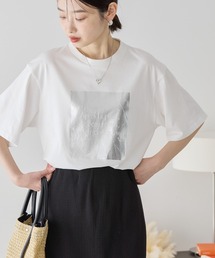 AMERICAN HOLIC | ボックスロゴ箔プリントTシャツ(Tシャツ/カットソー)