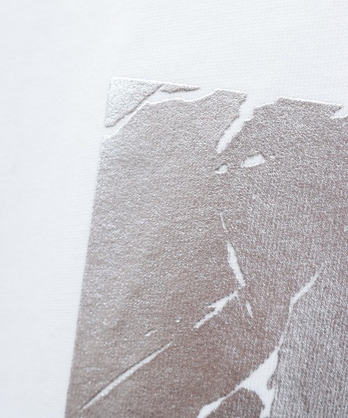 AMERICAN HOLIC（アメリカンホリック）の「ボックスロゴ箔プリントTシャツ（Tシャツ/カットソー・レディース・オフホワイト/チャコールグレー/ピンク・M/L）」の21枚目の写真