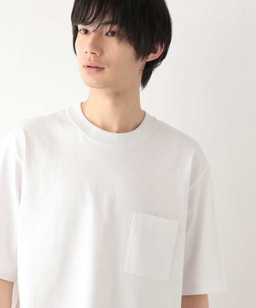 GLOBAL WORK（グローバルワーク）の「汗染み軽減Tシャツ/288049（Tシャツ/カットソー・メンズ・グレー/ホワイト/スミクロ・SMALL/MEDIUM/LARGE/X-LARGE）」の4枚目の写真