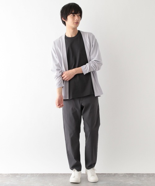 GLOBAL WORK（グローバルワーク）の「汗染み軽減Tシャツ/288049（Tシャツ/カットソー・メンズ・グレー/ホワイト/スミクロ・SMALL/MEDIUM/LARGE/X-LARGE）」の6枚目の写真