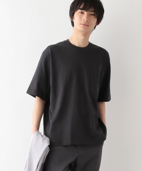 GLOBAL WORK（グローバルワーク）の「汗染み軽減Tシャツ/288049（Tシャツ/カットソー・メンズ・グレー/ホワイト/スミクロ・SMALL/MEDIUM/LARGE/X-LARGE）」の11枚目の写真