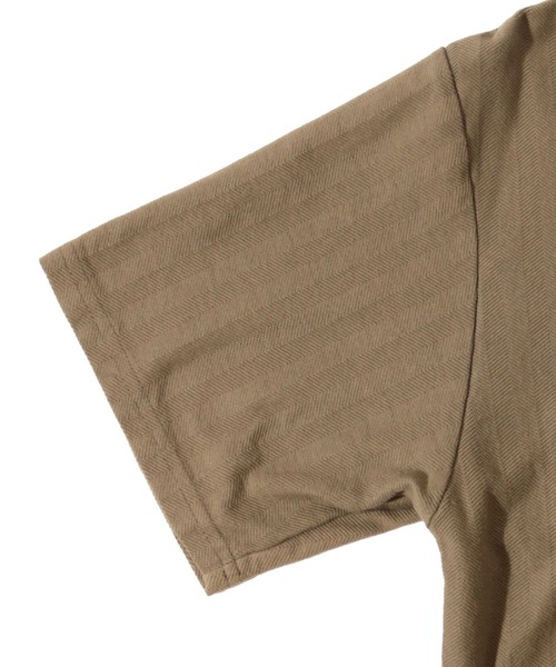 WALLA WALLA SPORT（ワラワラスポーツ）の「U.S. MADE HERRINGBONE POCKET TEE/ユーエス メイド ヘリンボーン ポケット ティー（Tシャツ/カットソー・メンズ・ネイビー/ブラック/オリーブ/ホワイト・LARGE/X-LARGE/MEDIUM）」の10枚目の写真