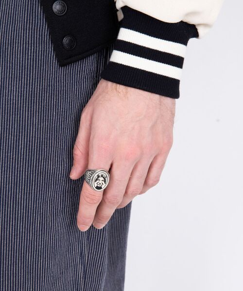 HYSTERIC GLAMOUR（ヒステリックグラマー）の「SEE NO EVIL リング（リング・メンズ・シルバー・16号/18号/20号）」の2枚目の写真