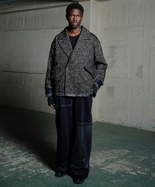 masterkey(マスターキー)の「mj10717-UNION-JK テーラージャケット(テーラードジャケット・メンズ・ベージュ/ブラック・1/2)」の3枚目の写真