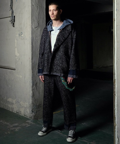 masterkey(マスターキー)の「mj10717-UNION-JK テーラージャケット(テーラードジャケット・メンズ・ベージュ/ブラック・1/2)」の5枚目の写真