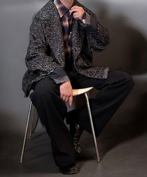 masterkey(マスターキー)の「mj10717-UNION-JK テーラージャケット(テーラードジャケット・メンズ・ベージュ/ブラック・1/2)」の7枚目の写真