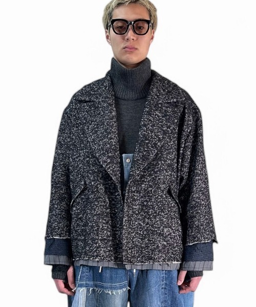 masterkey(マスターキー)の「mj10717-UNION-JK テーラージャケット(テーラードジャケット・メンズ・ベージュ/ブラック・1/2)」の8枚目の写真