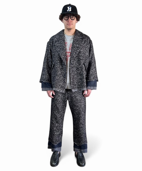 masterkey(マスターキー)の「mj10717-UNION-JK テーラージャケット(テーラードジャケット・メンズ・ベージュ/ブラック・1/2)」の16枚目の写真