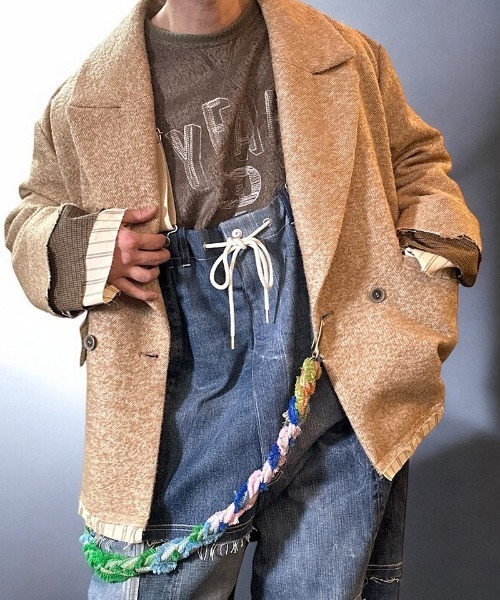 masterkey(マスターキー)の「mj10717-UNION-JK テーラージャケット(テーラードジャケット・メンズ・ベージュ/ブラック・1/2)」の18枚目の写真