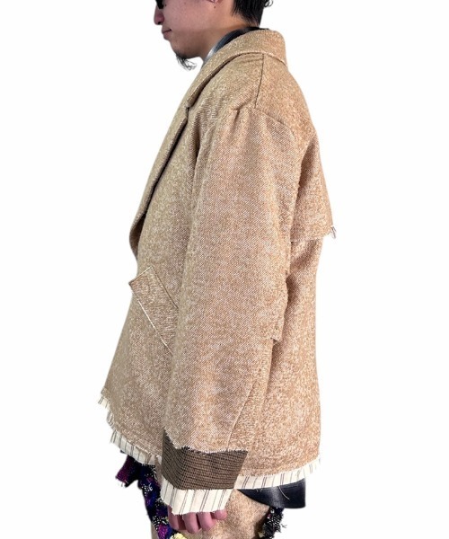 masterkey(マスターキー)の「mj10717-UNION-JK テーラージャケット(テーラードジャケット・メンズ・ベージュ/ブラック・1/2)」の21枚目の写真