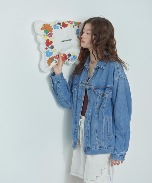 THEATRE PRODUCTS（シアタープロダクツ）の「レースエンブロイダリートートバッグ（トートバッグ・レディース・ブラック/ホワイト・FREE）」の9枚目の写真