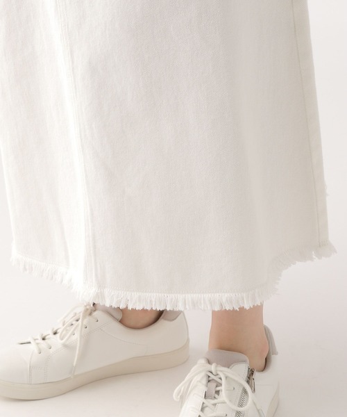 Elura（エルーラ）の「デニムフリンジスカート/455472（スカート・レディース・ホワイト・MEDIUM/LARGE）」の10枚目の写真