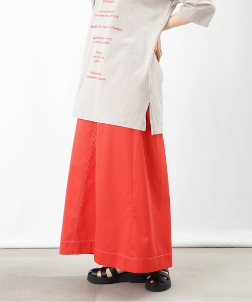 LC/LLL 配色ステッチリメイク風スカート