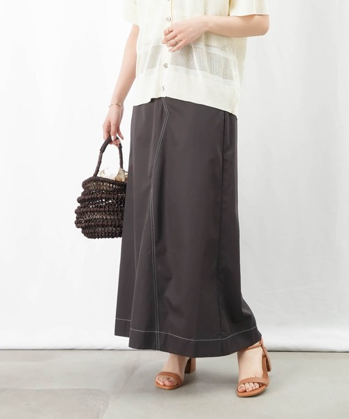 LC/LLL 配色ステッチリメイク風スカート