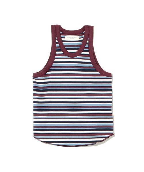BEAMS BOY（ビームスボーイ）の「マルチボーダー タンクトップ（Tシャツ/カットソー・レディース・ネイビー/イエロー/ミント・1/0）」の19枚目の写真