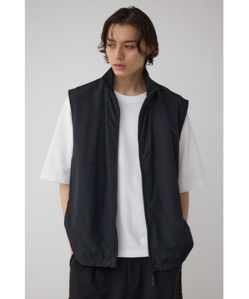 AZUL by moussy（アズールバイマウジー）の「ゴープコアスタンドベスト（ベスト・メンズ・チャコールグレー/ライトブラウン/ブラック・FREE）」の5枚目の写真