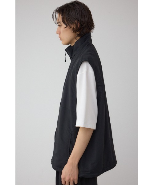 AZUL by moussy（アズールバイマウジー）の「ゴープコアスタンドベスト（ベスト・メンズ・チャコールグレー/ライトブラウン/ブラック・FREE）」の8枚目の写真