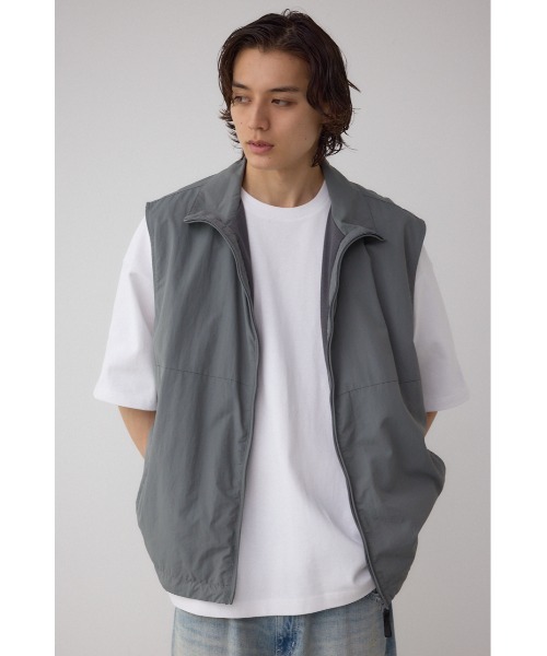 AZUL by moussy（アズールバイマウジー）の「ゴープコアスタンドベスト（ベスト・メンズ・チャコールグレー/ライトブラウン/ブラック・FREE）」の20枚目の写真
