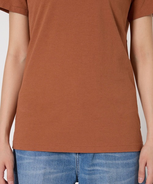 BABYLONE（バビロン）の「コットンリネンテンジクT（Tシャツ/カットソー・レディース・ライトブルー/ホワイト/ブラック/ライトブラウン・フリー）」の19枚目の写真