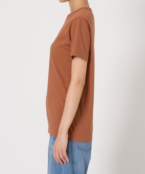 BABYLONE（バビロン）の「コットンリネンテンジクT（Tシャツ/カットソー・レディース・ライトブルー/ホワイト/ブラック/ライトブラウン・フリー）」の14枚目の写真