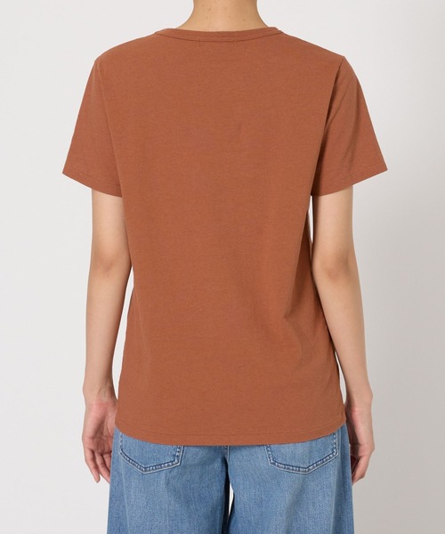 BABYLONE（バビロン）の「コットンリネンテンジクT（Tシャツ/カットソー・レディース・ライトブルー/ホワイト/ブラック/ライトブラウン・フリー）」の15枚目の写真