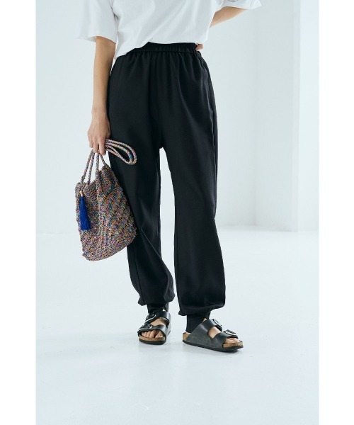marjour(マージュール)の「SUMMER JOGGER PANTS(25SS)(その他パンツ・レディース・ブラック/キャメル・S/M)」の1枚目の写真