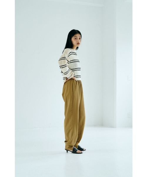 marjour(マージュール)の「SUMMER JOGGER PANTS(25SS)(その他パンツ・レディース・ブラック/キャメル・S/M)」の9枚目の写真
