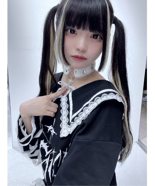 A'GEM/9 × .kom 『AOSPACE』カラーレイヤードロングスリーブTシャツ