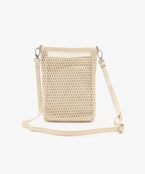 Afternoon Tea（アフタヌーンティー）の「メッシュミニショルダーバッグ（ショルダーバッグ・レディース・ブラック/グレー/オフホワイト・ONE SIZE）」の14枚目の写真