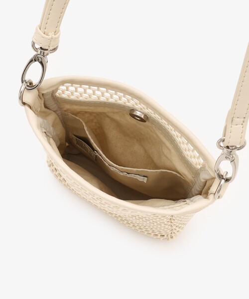 Afternoon Tea（アフタヌーンティー）の「メッシュミニショルダーバッグ（ショルダーバッグ・レディース・ブラック/グレー/オフホワイト・ONE SIZE）」の16枚目の写真