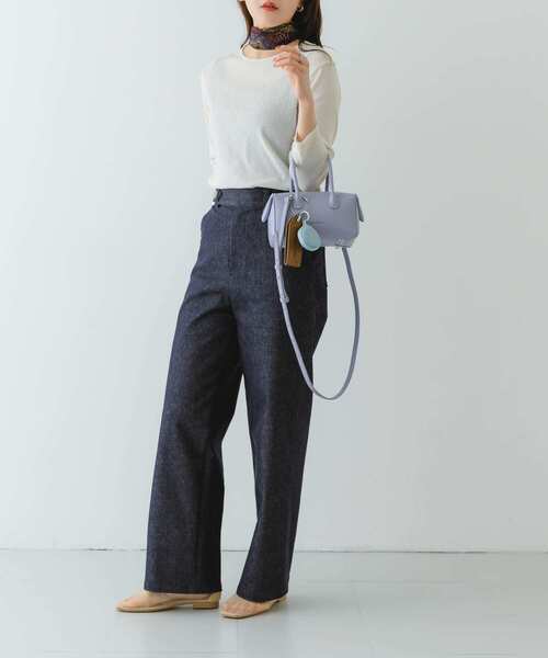 RODE SKO（ロデスコ）の「ADD CULUMN　LOP BOSTON S（ハンドバッグ・レディース・ブラック/ラベンダー・-）」の6枚目の写真