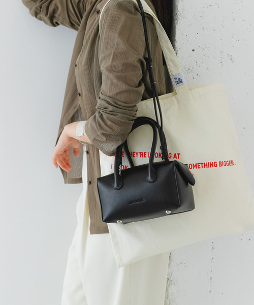 RODE SKO（ロデスコ）の「ADD CULUMN　LOP BOSTON S（ハンドバッグ・レディース・ブラック/ラベンダー・-）」の10枚目の写真